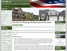 Tablet Screenshot of hillhousing.com